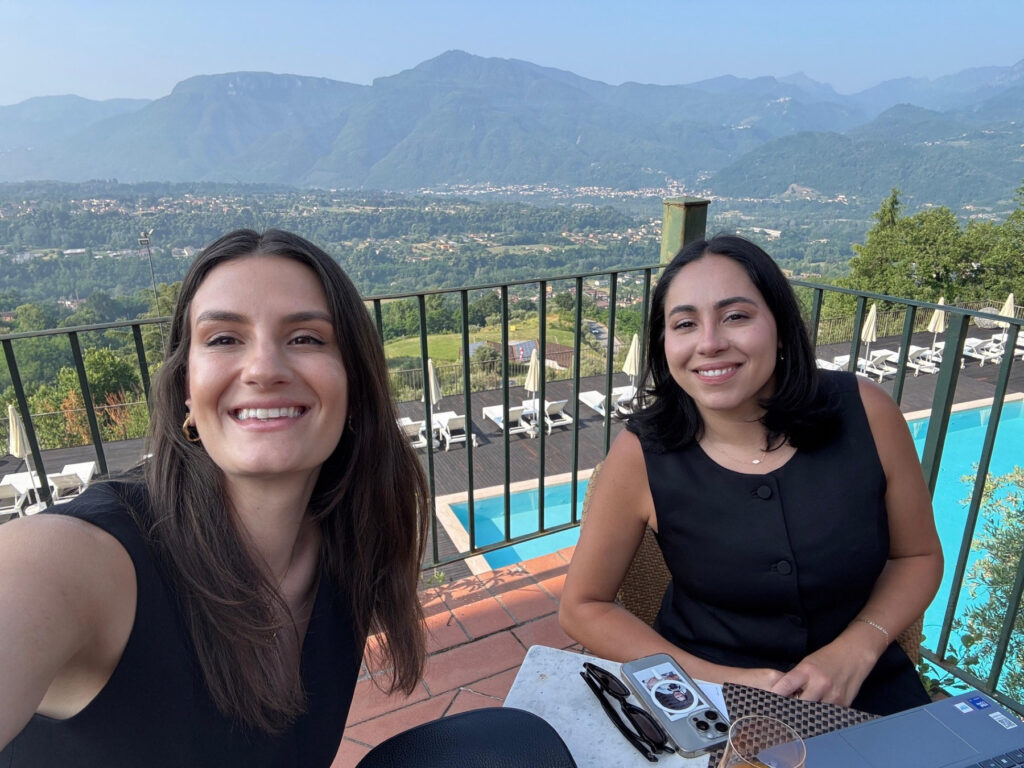 Associate Director – Client Services, Maya Ivanovic and CEO, Karina Durham (Left to right)