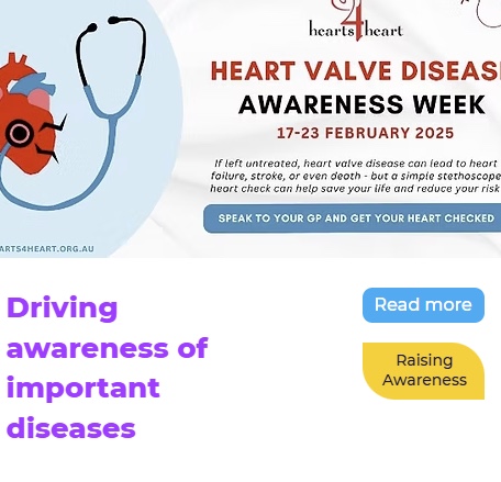 Heart Valve Disease Awareness Week campaign with Hearts4Heart
